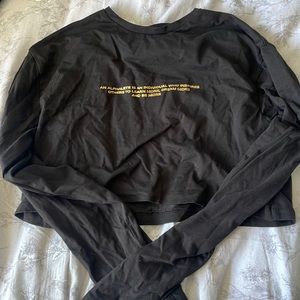 Alphalete crop long sleeve